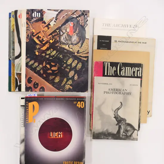 EIGHTEEN ASSORTED PHOTOGRAPHIC JOURNALS